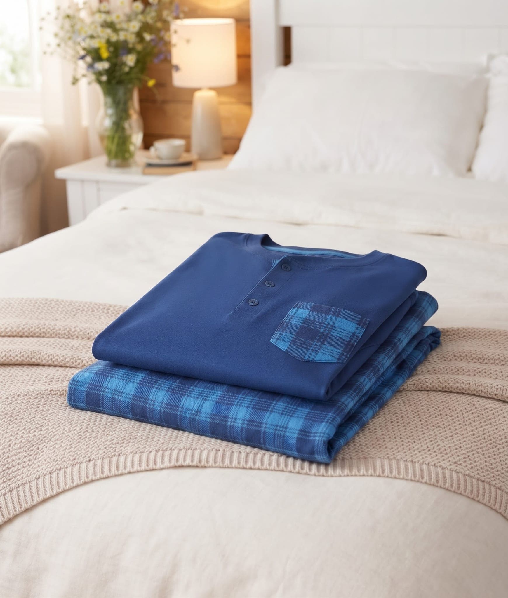 SK1234PLU - Pigiama Autunno/Inverno Uomo - Karel - 2