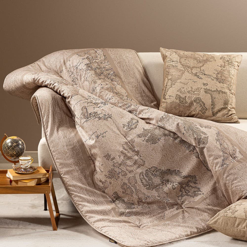 Scaldotto Geo Country ! Alviero Martini 1ᴬ Classe - Plaid da Divano in Puro Cotone - 3