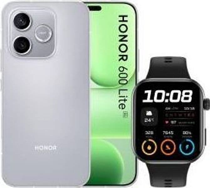 Honor 600 Lite 8+256GB 6.6"5G Velvet Grey DS + Watch 2i ITA - 2