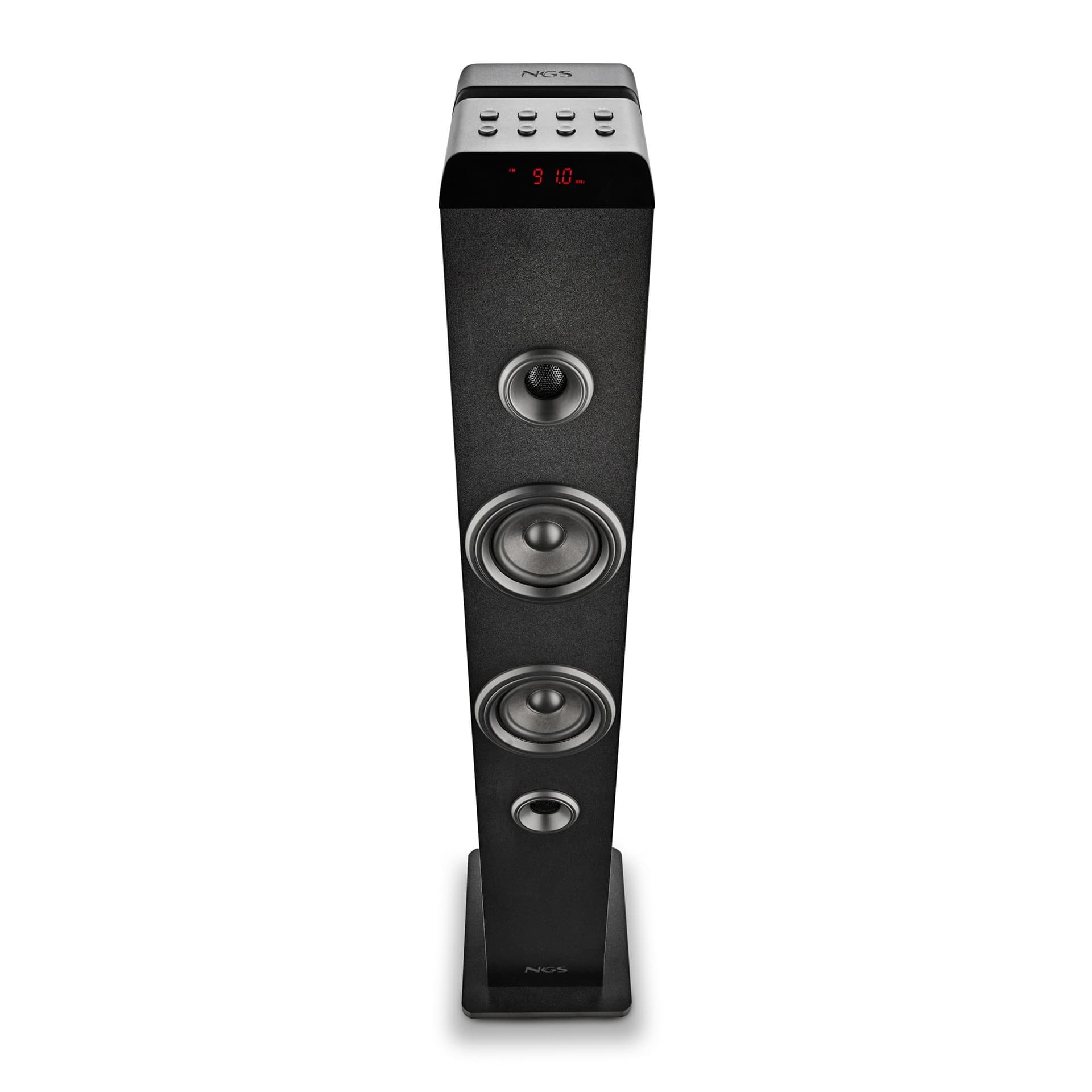 NGS Speaker a Torre Sky Charm Pro BT USB RadioFM AUX 50W Nera - 6