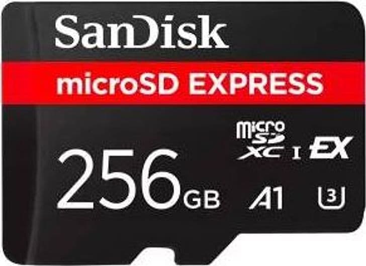 SanDisk Express MicroSD 256GB A1 UHS-I e UHS-II 210MB/s for Switch2 - 3