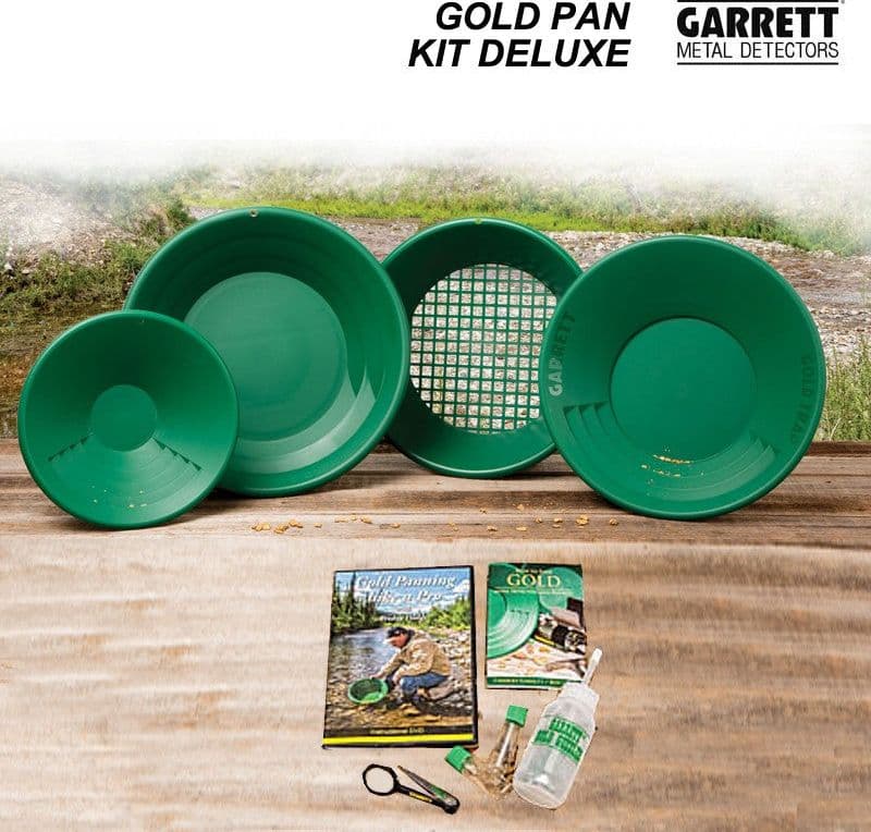 Garrett Deluxe Gold Pan Kit 1651410 – Kit Completo per Cercare Oro con 3 Batee - 2