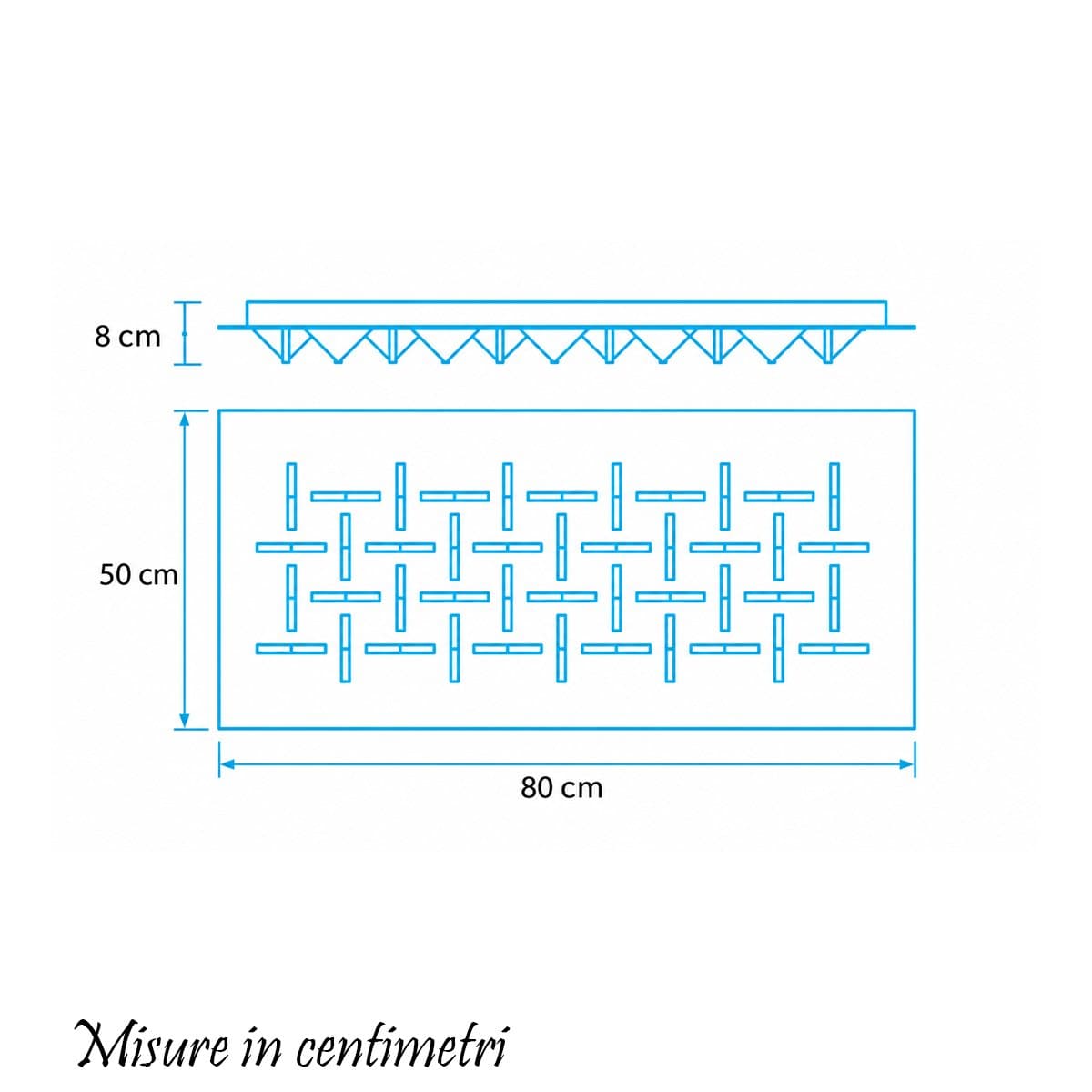 Plafoniera classica Fratelli Braga CRISTALLI 2052 PL80 S 27 LED metallo ossidato metacrilato satinato - 3