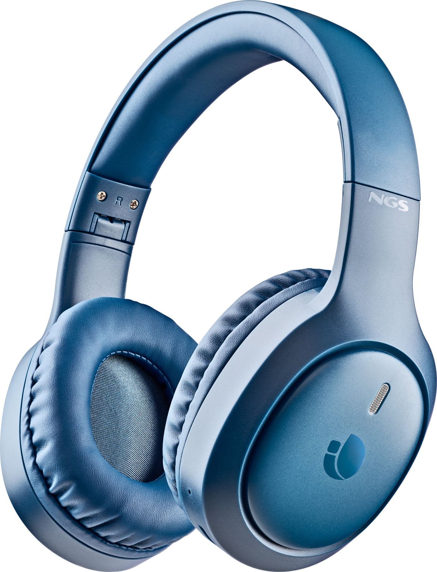 NGS Cuffie Bluetooth +Mic Artica Tempest Pieghevoli Blue - 5