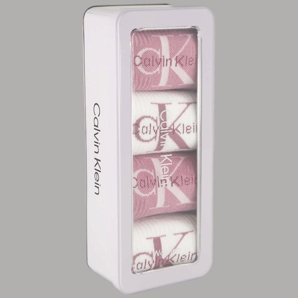 Calzini Calvin Klein Donna 4 Paia in Confezione Regalo - 3