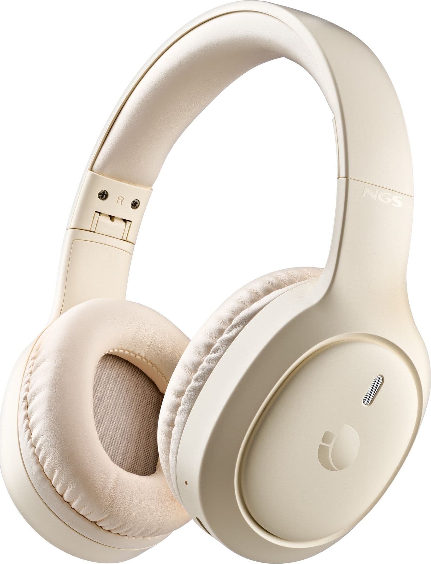 NGS Cuffie Bluetooth +Mic Artica Tempest Pieghevoli Beige - 6