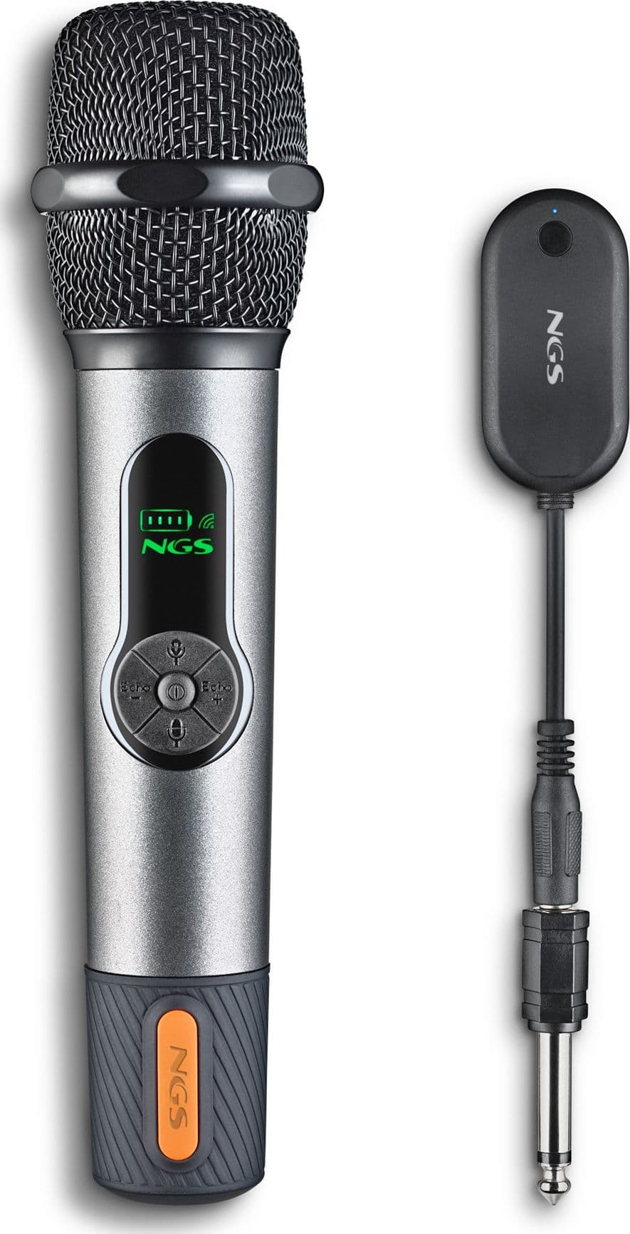 NGS Microfono Vocale Wireless Singer Star 2.4GHZ Jack 3.5 e 6.3mm - 3
