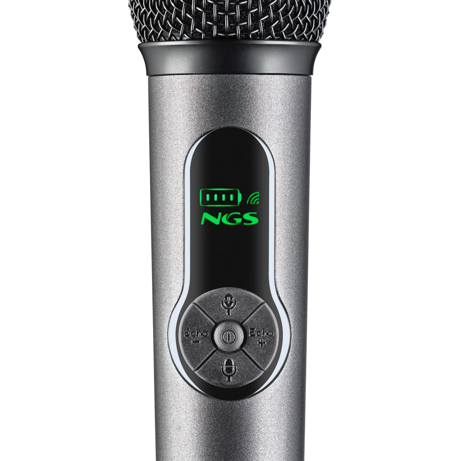 NGS Microfono Vocale Wireless Singer Star 2.4GHZ Jack 3.5 e 6.3mm - 5