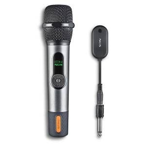 NGS Microfono Vocale Wireless Singer Star 2.4GHZ Jack 3.5 e 6.3mm - 6