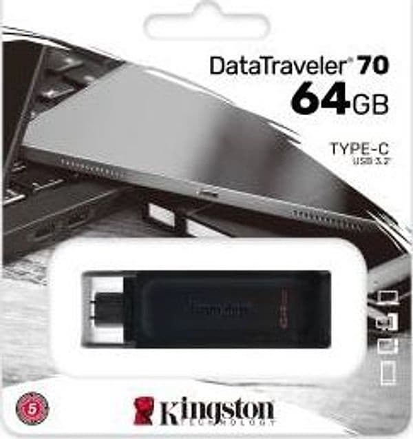Kingston Pendrive USB-C 3.2 64GB DT70/64GB - 3