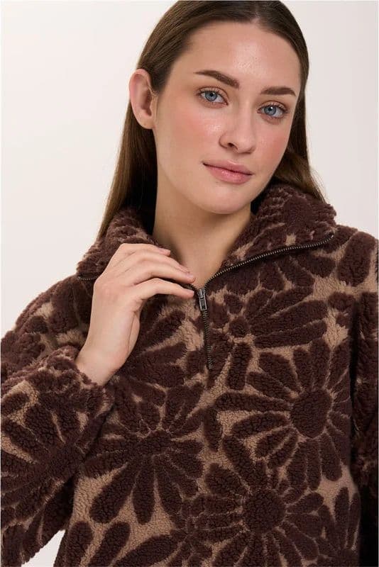 Felpa Sherpa Floreale 24 Colours - 4