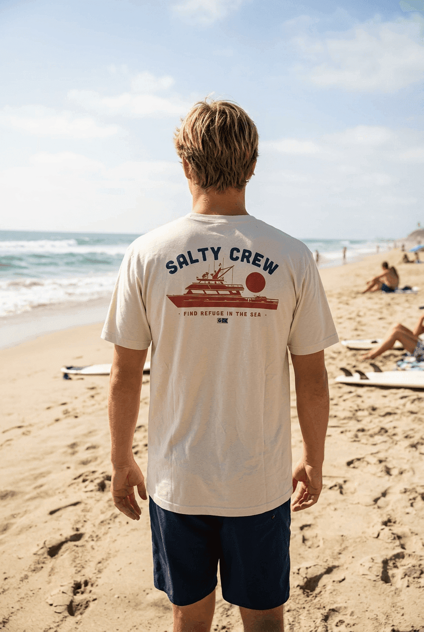 T-shirt Salty Crew Overnight Ss Tee - 5