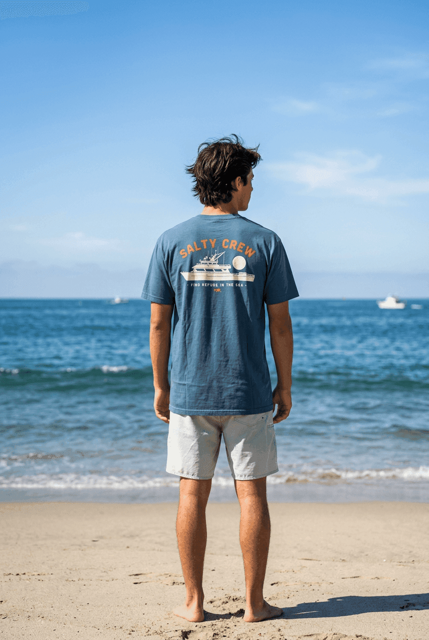 T-shirt Salty Crew Overnight Ss Tee - 6