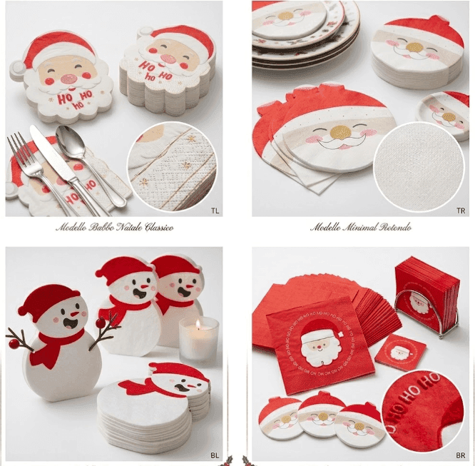 Cartospedia - 40  tovaglioli per decorazione Natale - 4