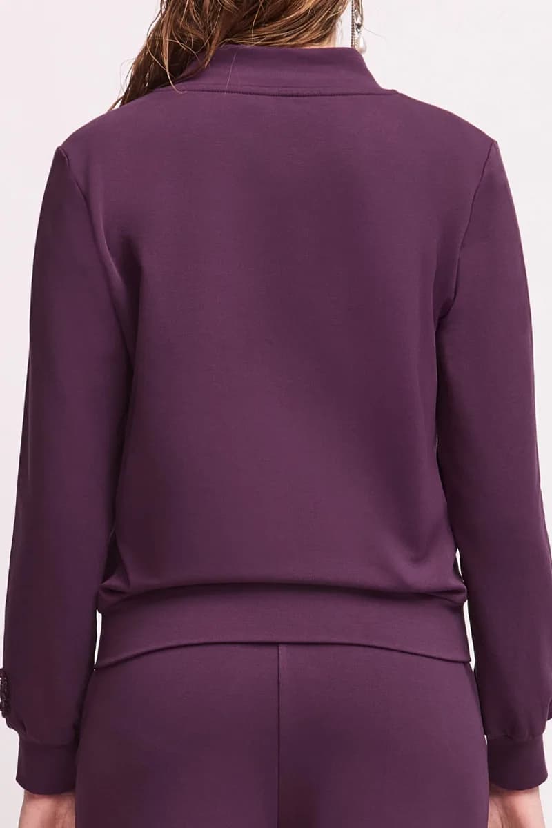 Maglia aperta con zip e tasche | VERDISSIMA Cosy - 3