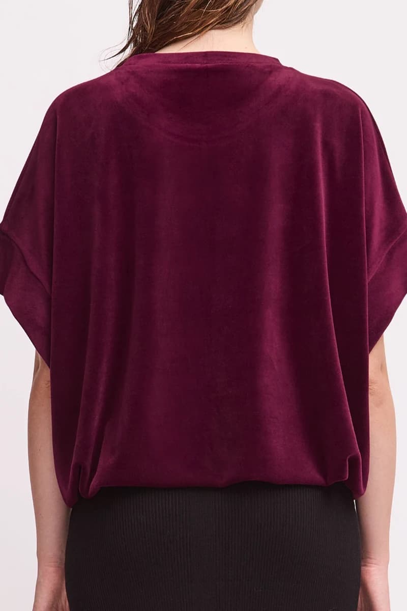 Maglia a kimono con maniche corte | VERDISSIMA Cosy - 3