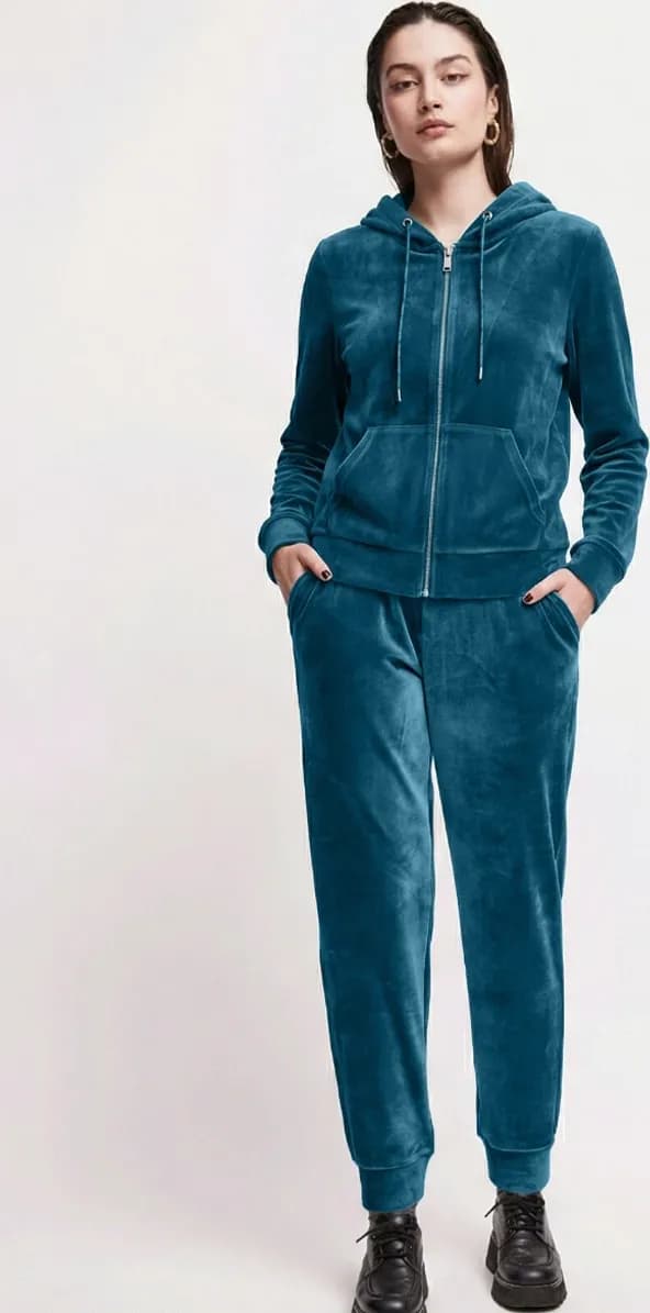 Maglia aperta con zip e cappuccio | VERDISSIMA Cosy - 3