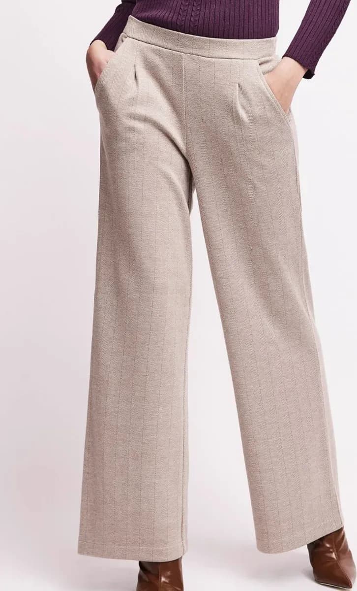 Pantalone wide leg con tasche | VERDISSIMA Cosy - 2