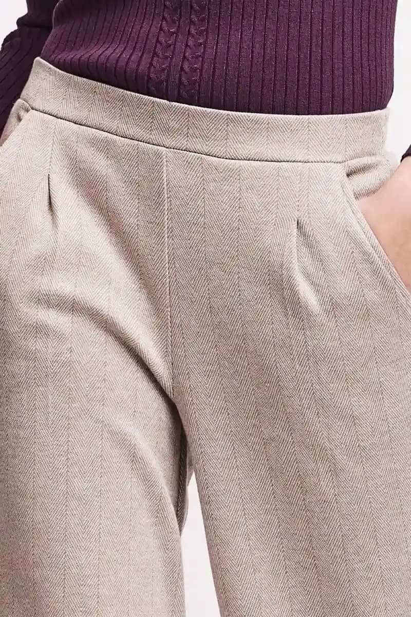 Pantalone wide leg con tasche | VERDISSIMA Cosy - 4
