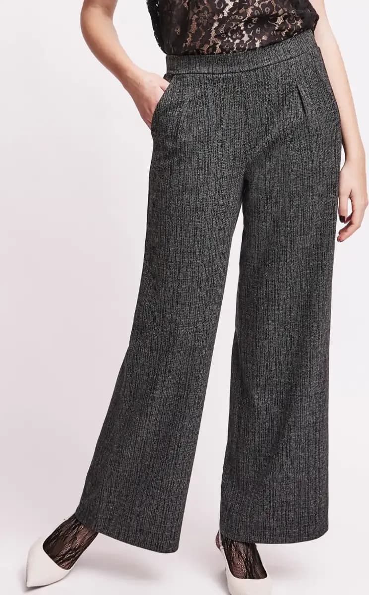 Pantalone wide leg con tasche | VERDISSIMA Cosy - 2