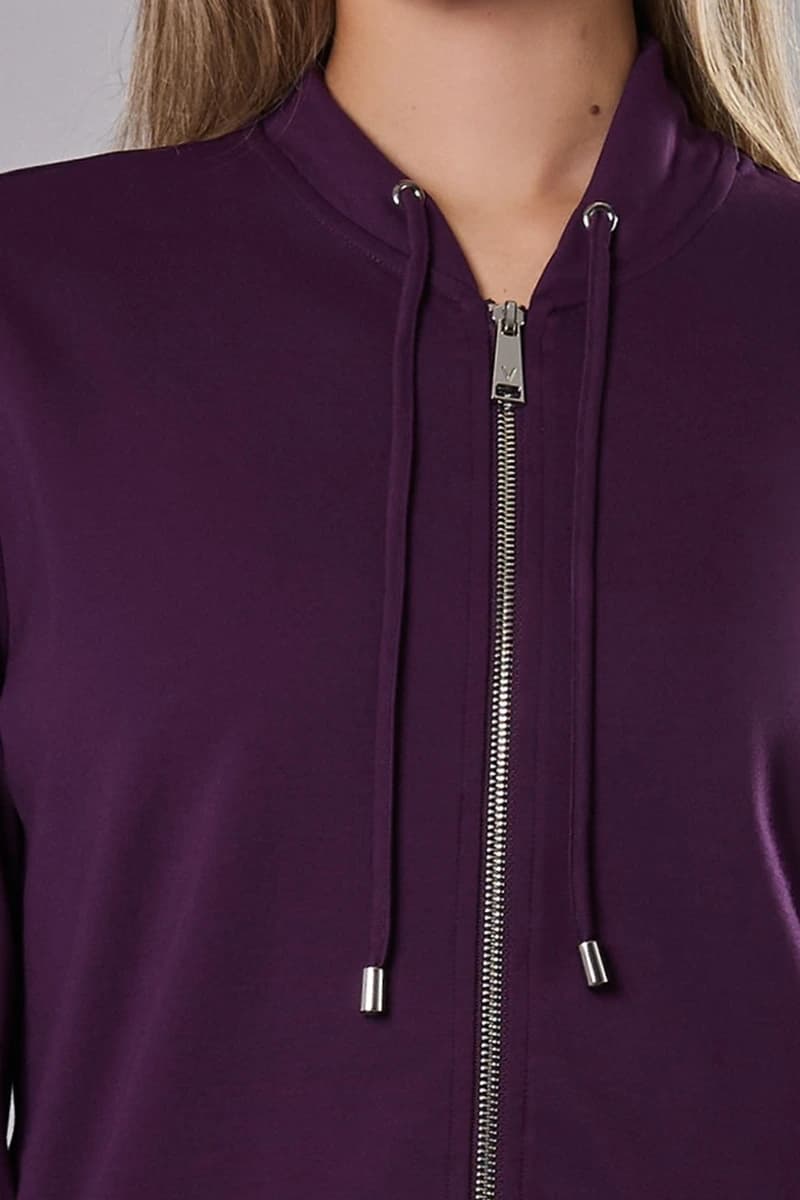 Maglia aperta con zip e tasche | VERDISSIMA Cosy - 5