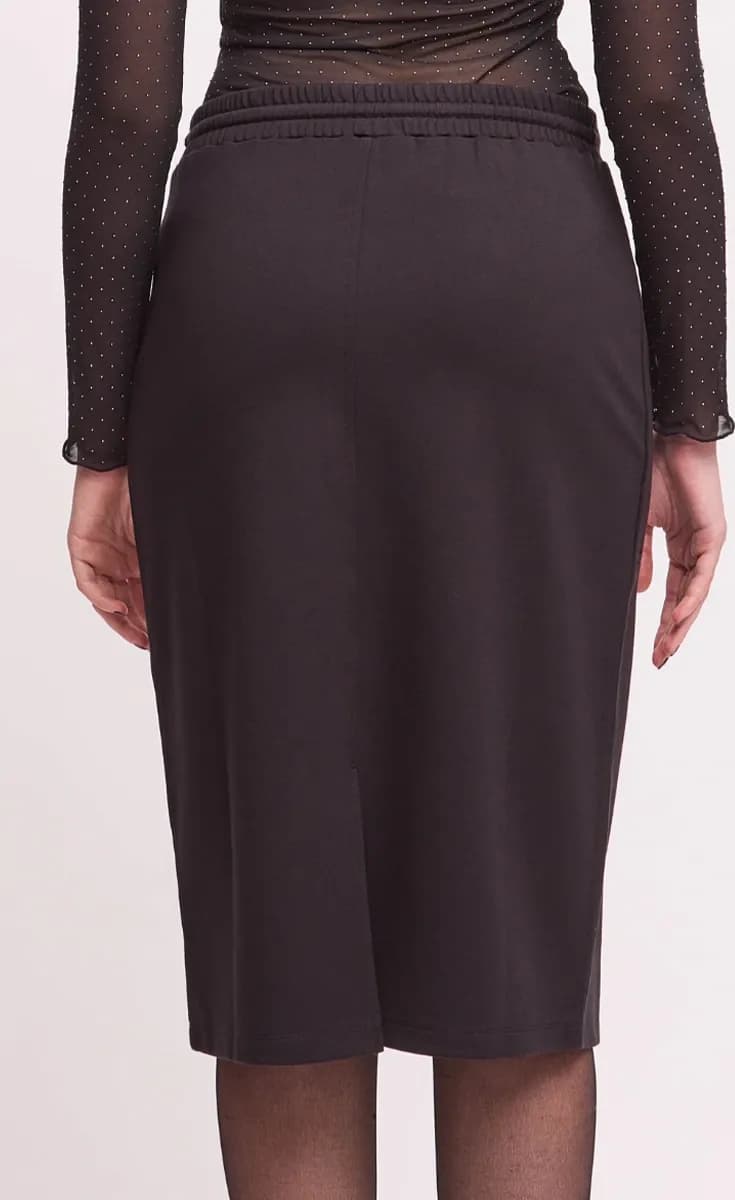 Gonna longuette in felpa | VERDISSIMA Cosy - 3