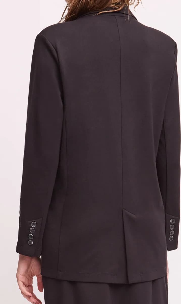 Giacca blazer aperta con tasche e bottone | VERDISSIMA Cosy - 3