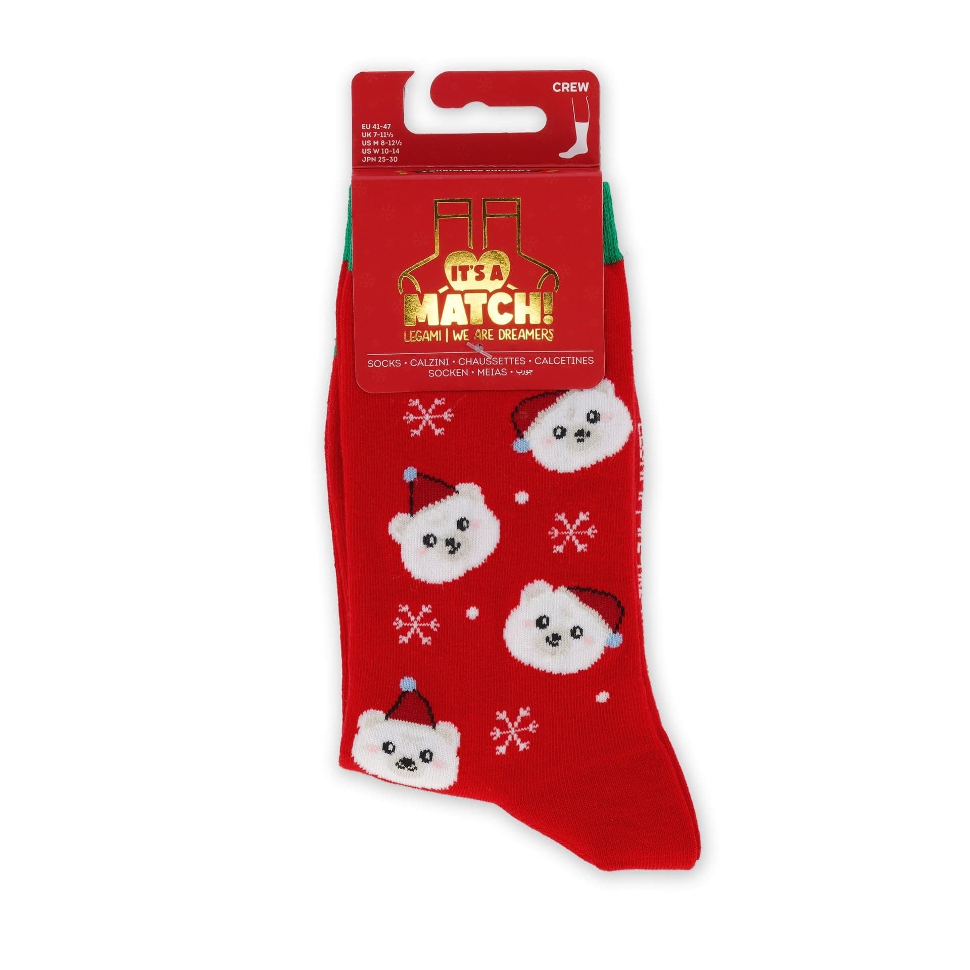 Legami Calzini It’s a Match Polar Bear 41-47 (SOC0004) - 3