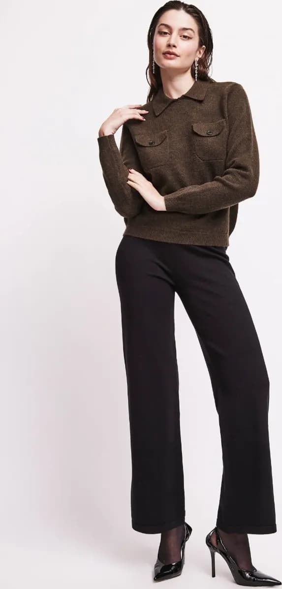 Pantalone in felpa con tasche | VERDISSIMA Cosy - 1