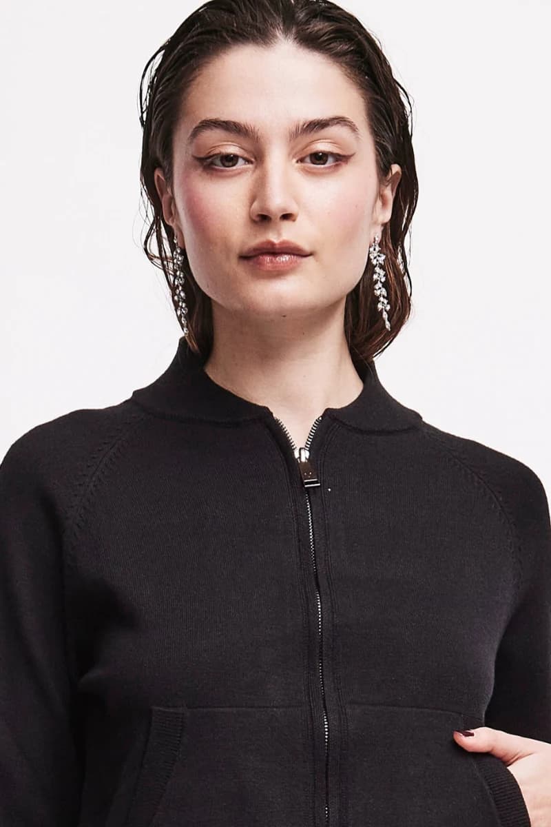 Maglia aperta con zip e tasche | VERDISSIMA Cosy - 5