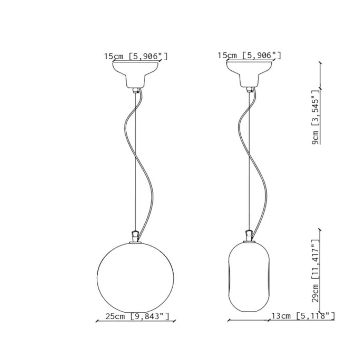 Lampadario Ferroluce Decò BUMBUM C2751 E27 LED ceramica vetro - 9