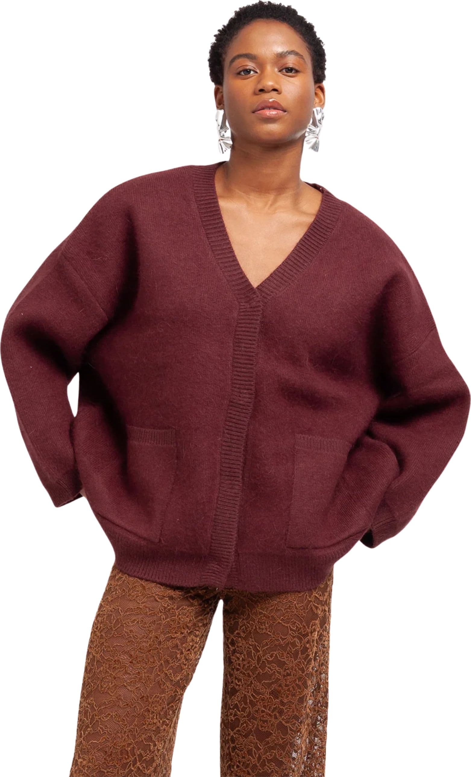 WEILI ZHENG CARDIGAN Weili Zheng CON SCOLLO A V - 2