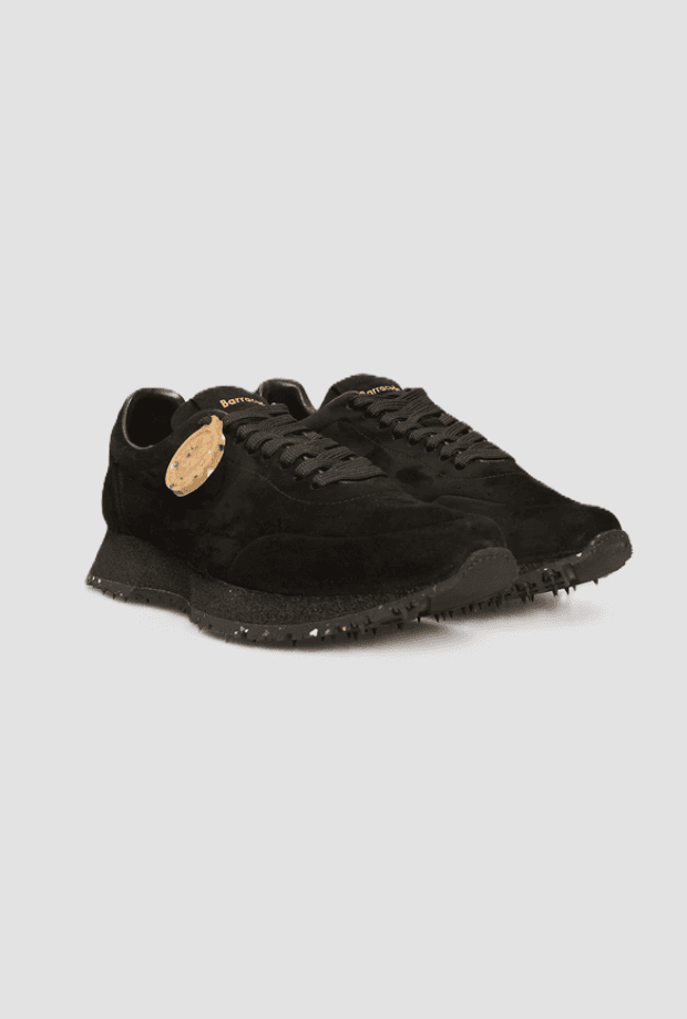 BARRACUDA scarpe in camoscio uomo nero - 2