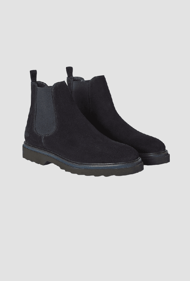 Harmont&amp;blaine stivaletti chelsea uomo blu - 2