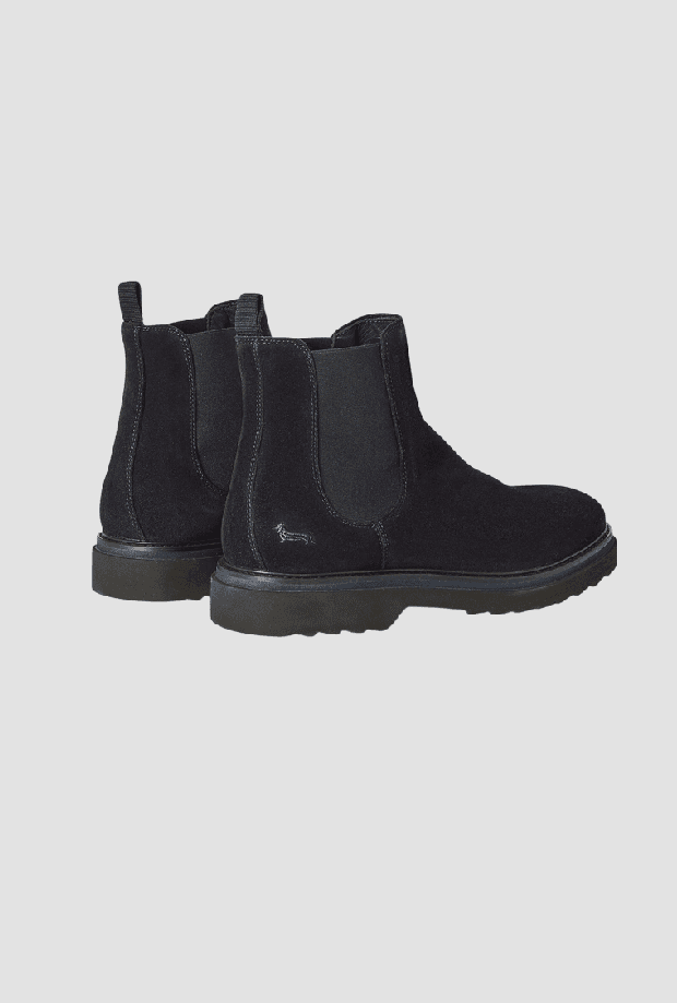 Harmont&amp;blaine stivaletti chelsea uomo blu - 3