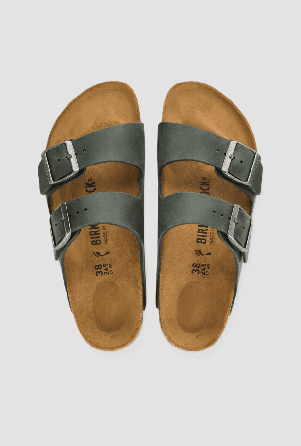BIRKENSTOCK sandalo arizona unisex verde timo - 2