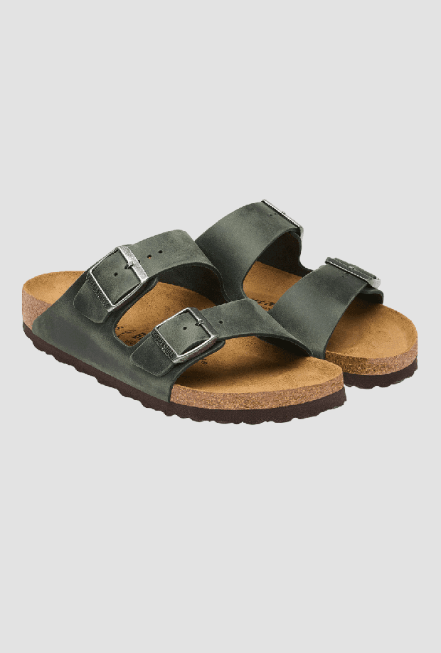 BIRKENSTOCK sandalo arizona unisex verde timo - 4