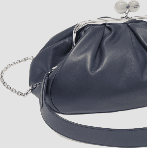 WEEKEND Max Mara borsa pasticcino medium donna blu marino - 3