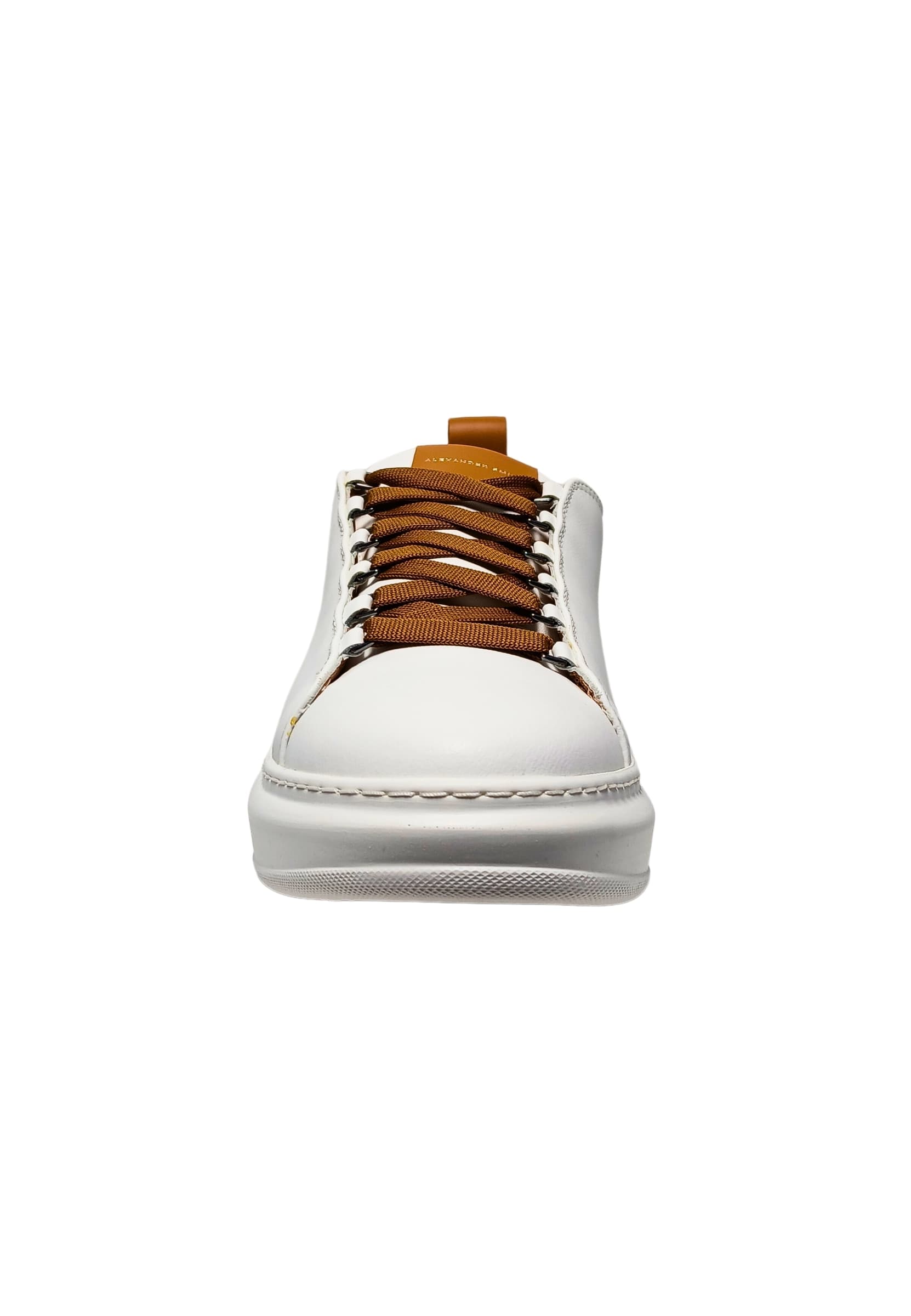 ALEXANDER SMITH Scarpe Uomo Alexander Smith Wembley Man-White Cognac - 3