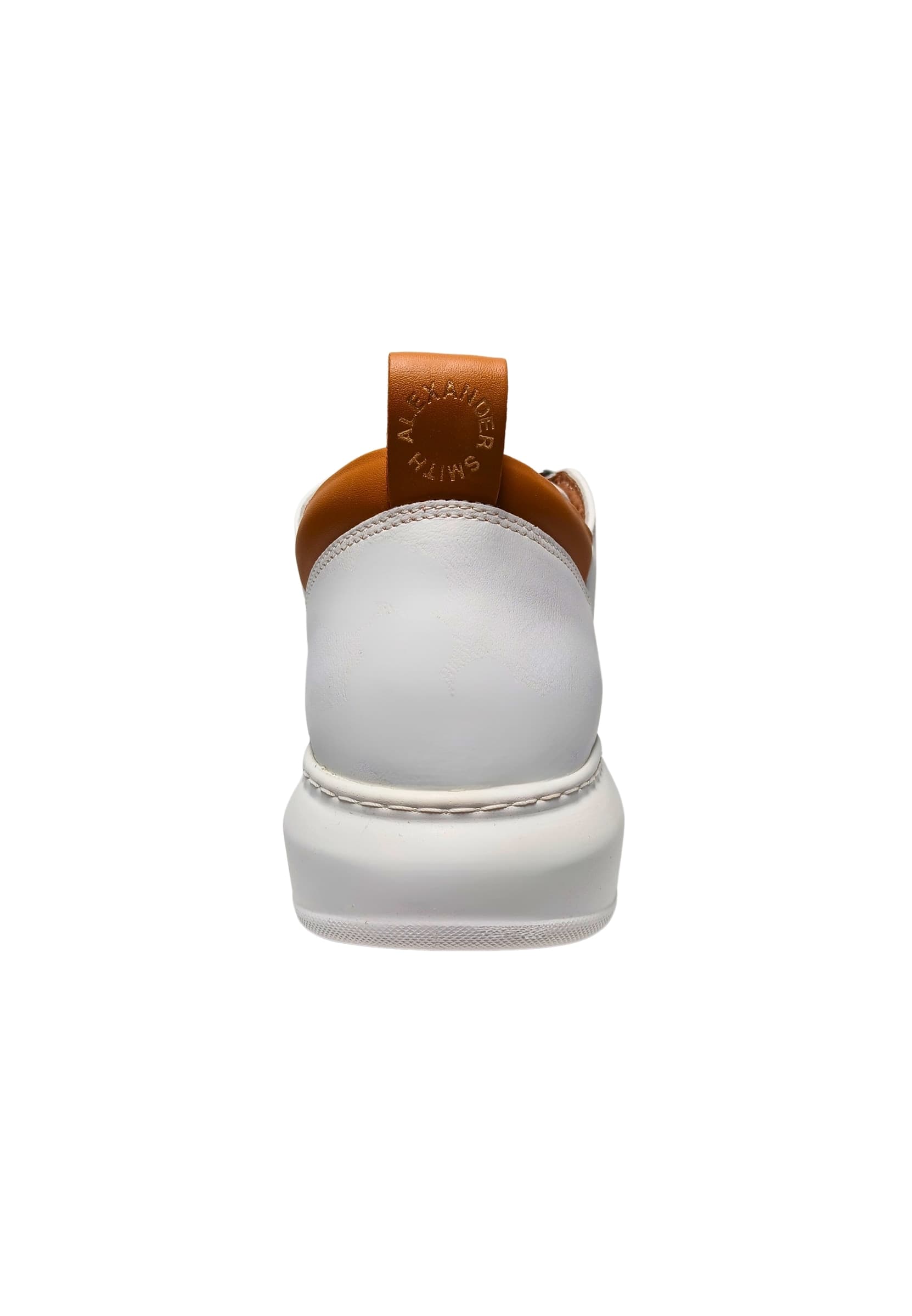 ALEXANDER SMITH Scarpe Uomo Alexander Smith Wembley Man-White Cognac - 4
