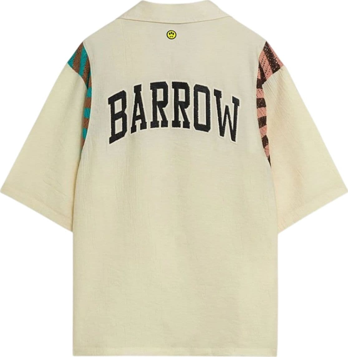 BARROW camicie casual unisex barrow - viscose shirt - beige - 2