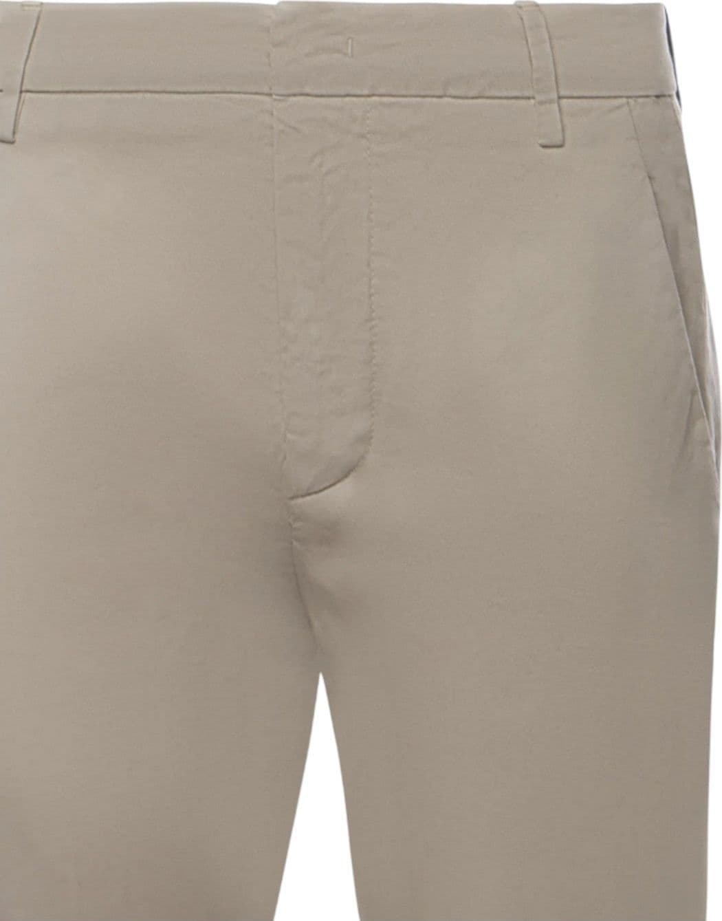 DONDUP pantaloni donna dondup - pantalone loose nima zip in gabardina - beige - 3