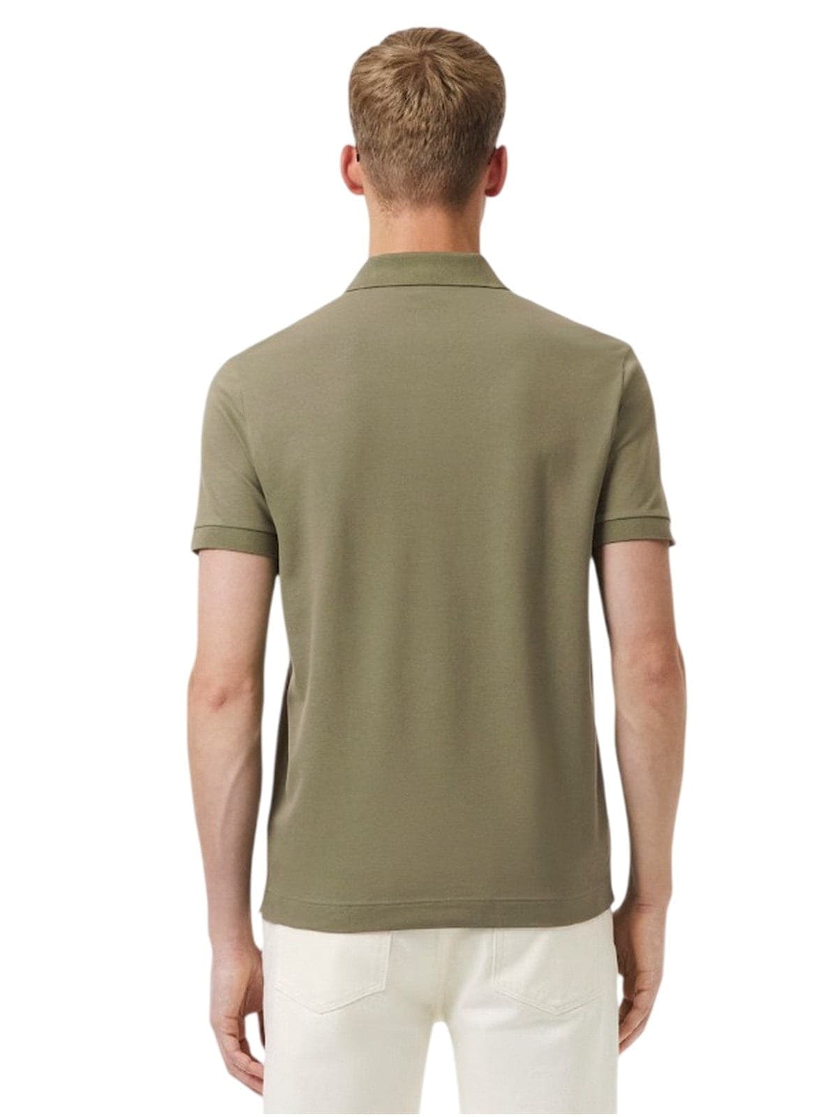 Lacoste polo uomo lacoste - polo manica corta - verde militare - 3