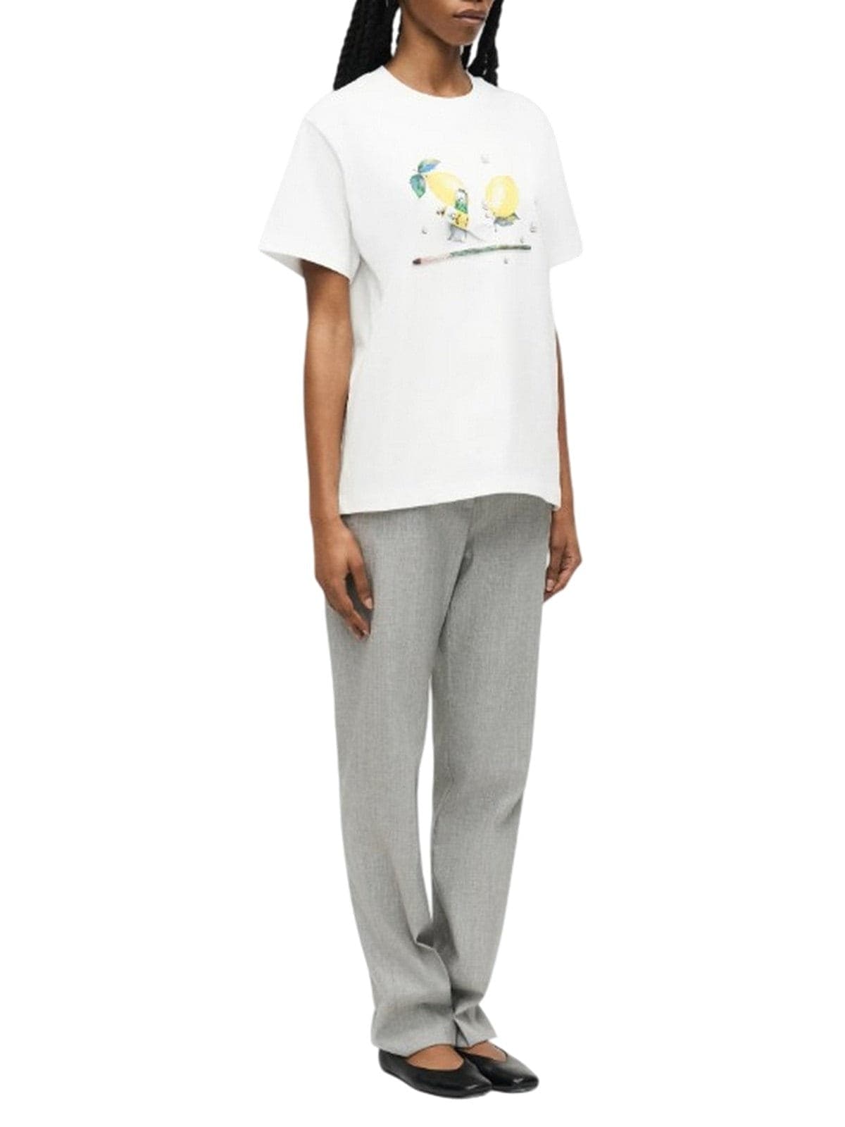 MOSCHINO JEANS t-shirt donna moschino jeans - t-shirt jersey 20 1 - bianco - 4