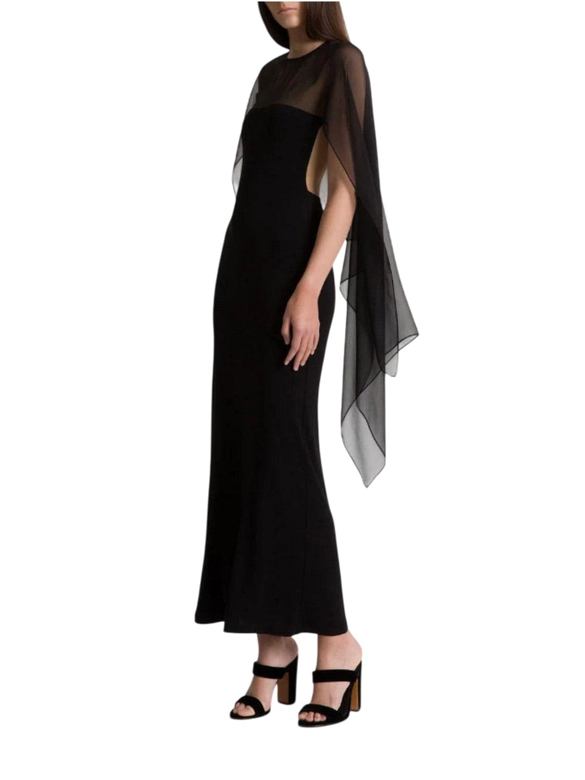 Alberta Ferretti vestiti da sera e cerimonia donna alberta ferretti - abito jersey - nero - 2