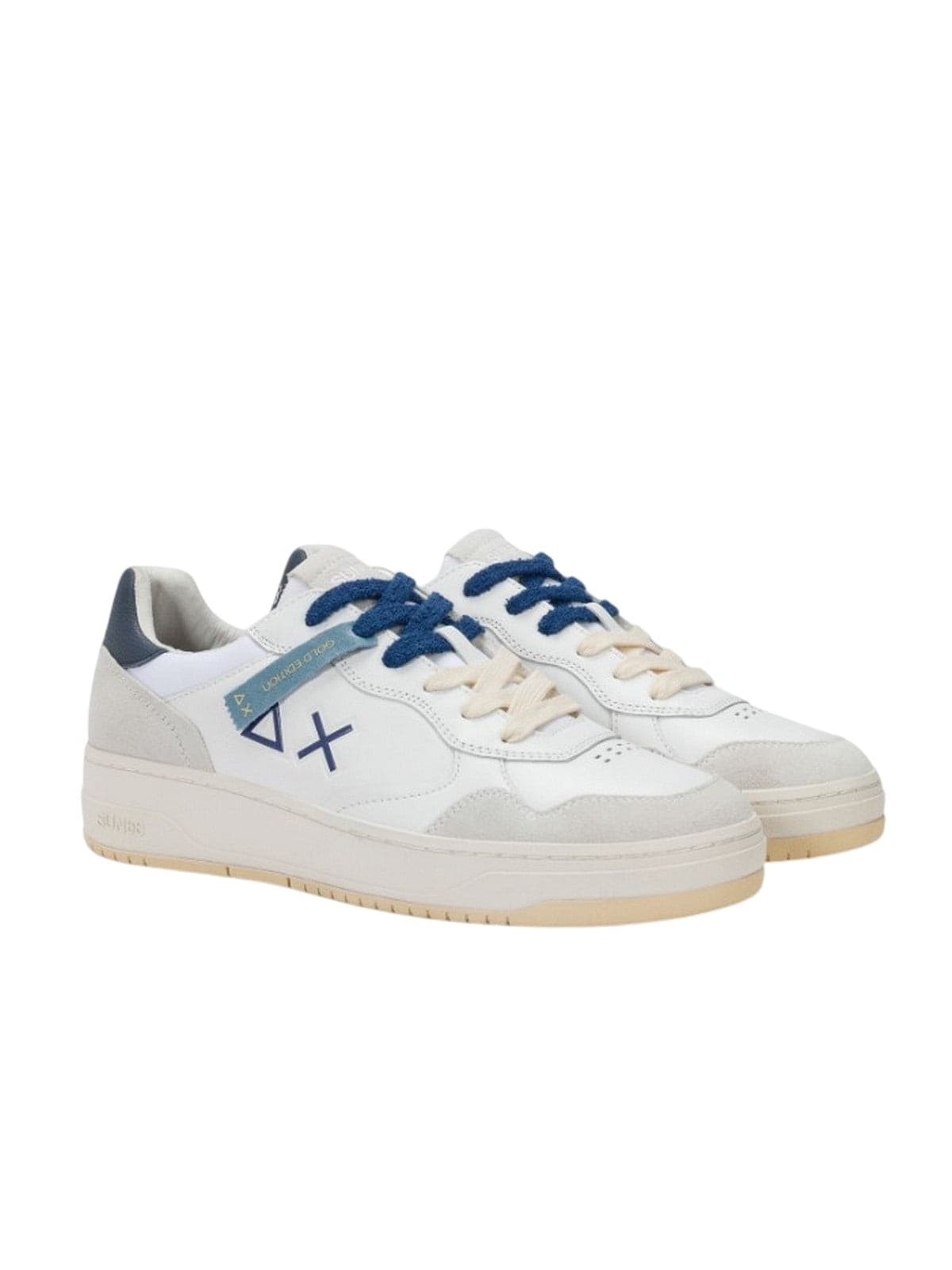 SUN68 sneaker uomo sun68 - big basket evo - bianco - 2