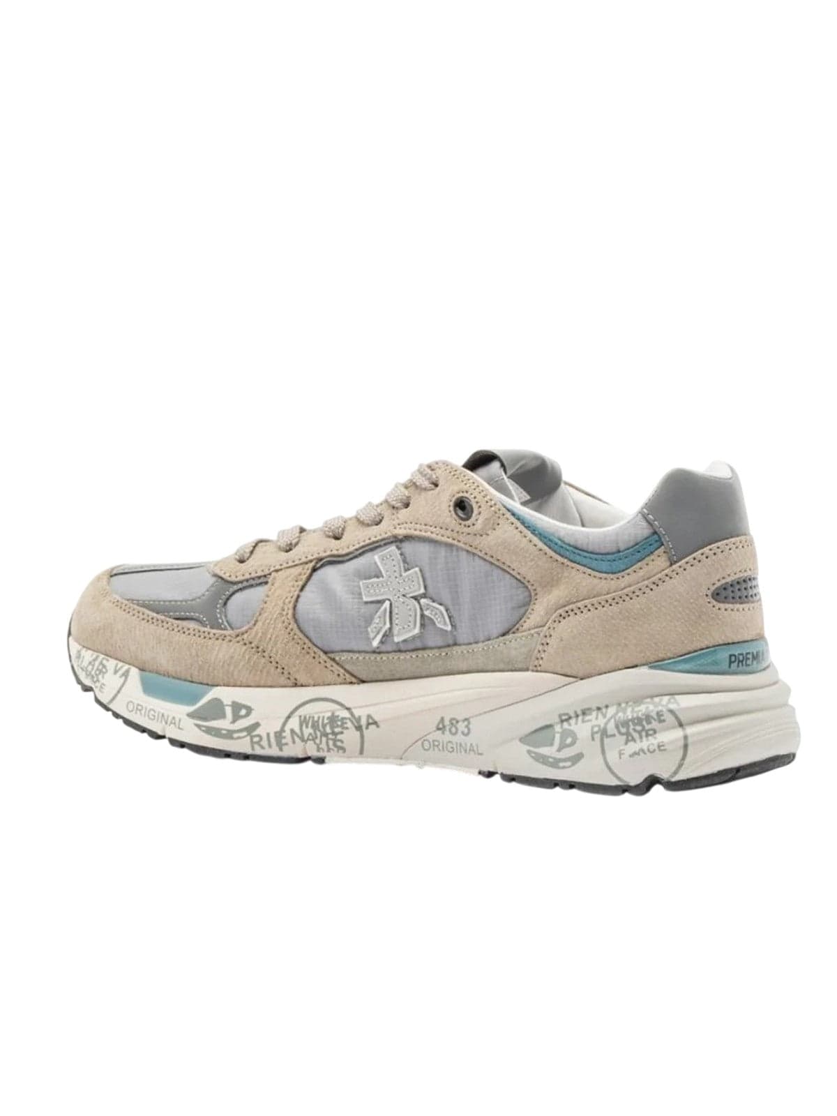 PREMIATA sneaker uomo premiata - scarpa allacciata - beige - 3