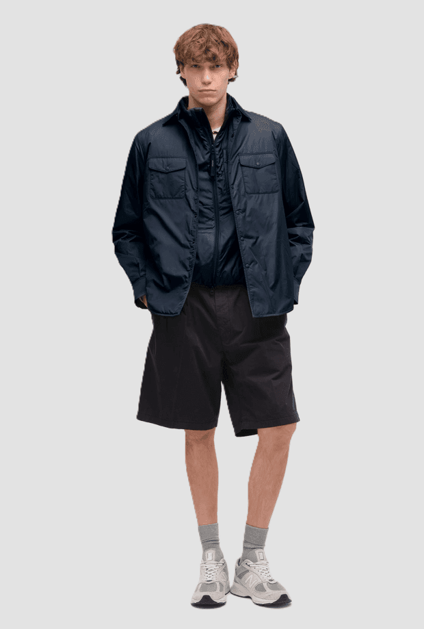ASPESI camicia-giacca da uomo navy blue - 2