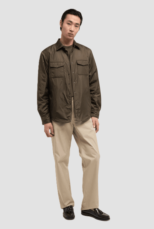 ASPESI camicia-giacca da uomo verde militare - 2