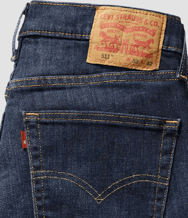 LEVI'S jeans 511 slim fit uomo blu scuro - 3